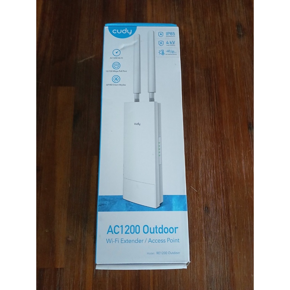 6971690792855 Cudy RE1200 Outdoor WiFi 5 AC1200 1xLAN‎ Passive PoE Amp CUDY B3